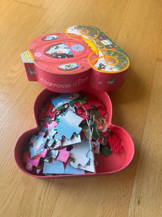Puzzle Carroza Princesa Djeco 54 piezas