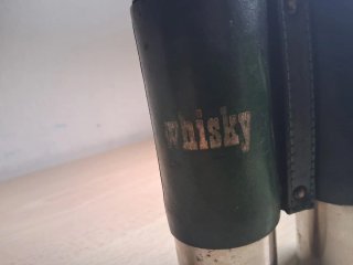 Raro binocolo fiaschetta vintage da tasca