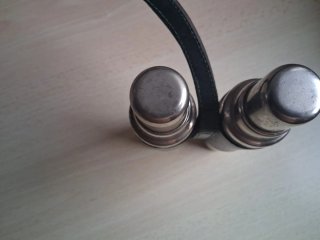 Raro binocolo fiaschetta vintage da tasca