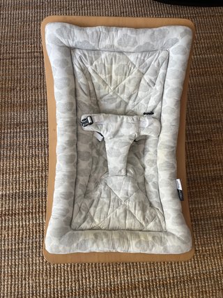 Hamaca bebé madera con funda nube