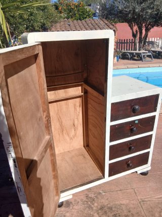 Mueble vintage madera 1950-1970
