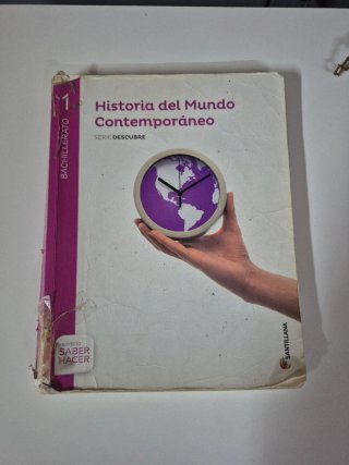 Historia del mundo contemporáneo, 1 bachillerato