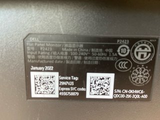 Monitor Dell Nero Dell P2423