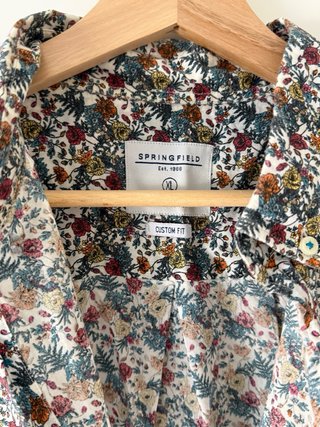 Camisa Springfield Estampada Manga Corta