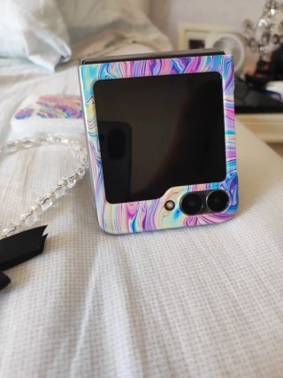 Cover Samsung Z Flip 7 FEMarmo Colorato