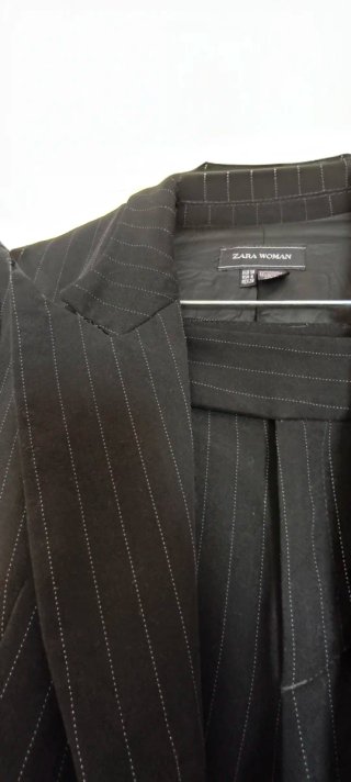 Traje Raya Diplomática Zara Mujer Negro