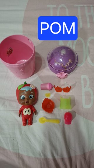 Bebé Llorón Pom con todos los accesorios