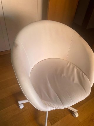 Silla giratoria IKEA SKRUV blanca