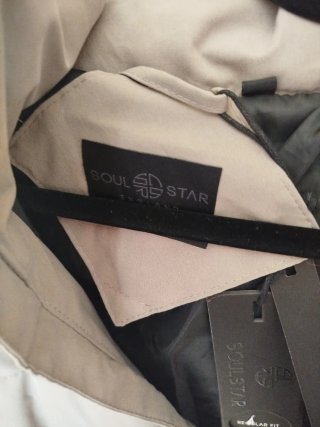 Soulstar Chaquetón Beige Talla M