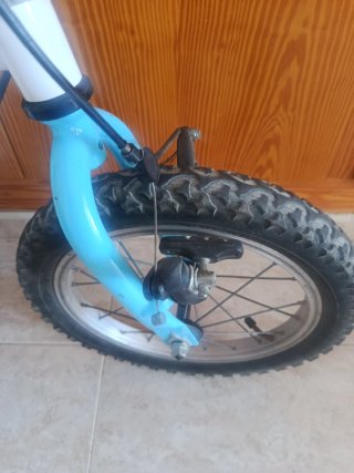 Bicicleta infantil azul