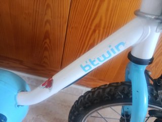 Bicicleta infantil azul