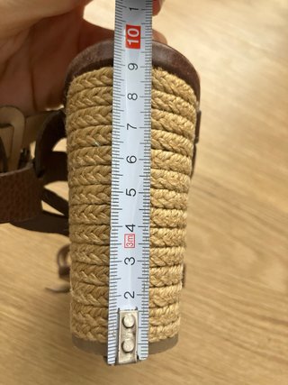 Sandalias piel Massimo Dutti Talla 40 Marrón