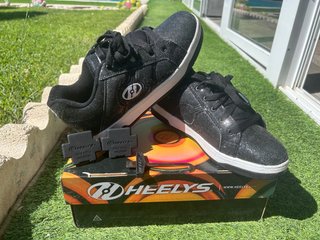 Zapatillas Heelys Talla 38.5 Negro/Plata