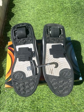 Zapatillas Heelys Talla 38.5 Negro/Plata