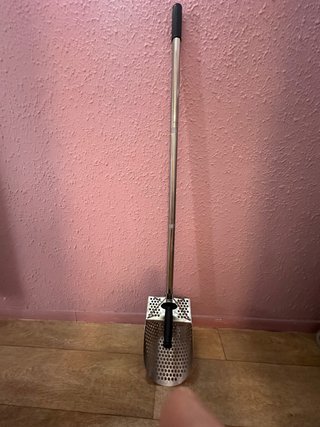 Pala detector metales con palo