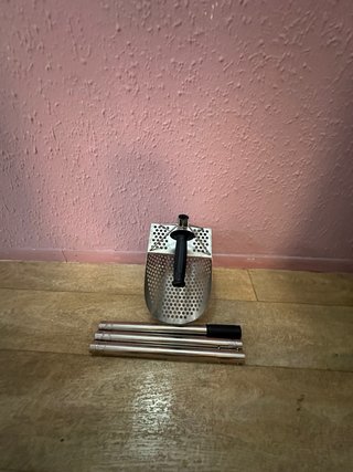 Pala detector metales con palo