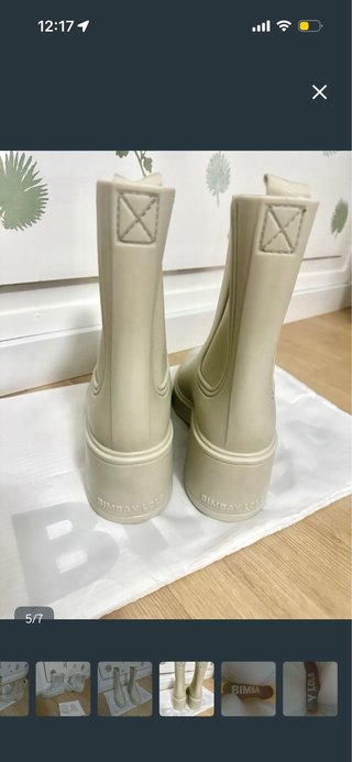 Botas agua Bimba y Lola Talla 39 Beige