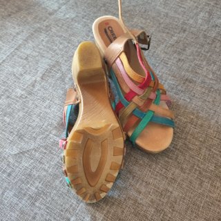 Sandalias Creeks piel multicolor talla 39