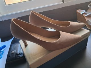 Zapatos tacón Marypaz beige Talla 37