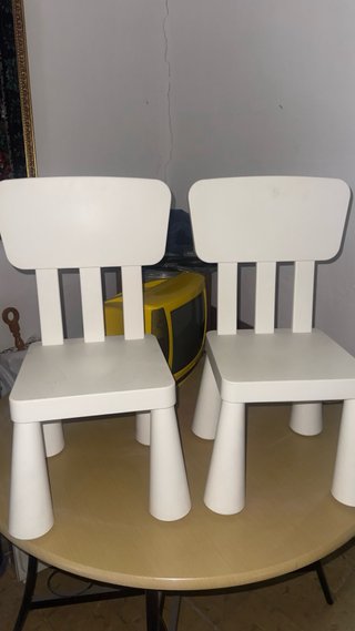 2 Sillas Ikea Mammut Blancas