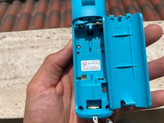 Telecomando Controller Nintendo Wii Celeste Origin