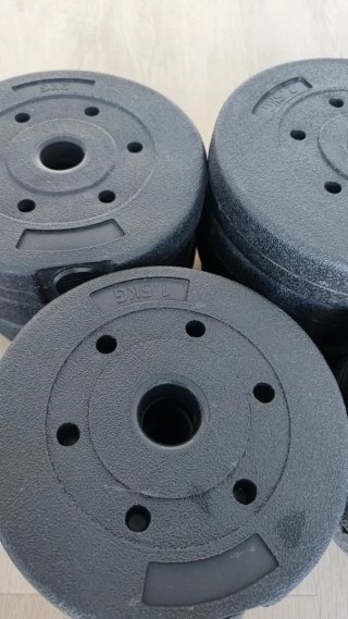 Set Mancuernas Ajustables con barra  30kg