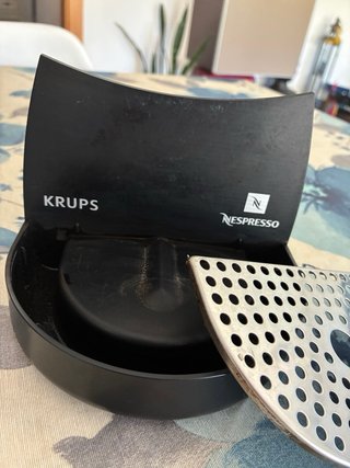 Cafetera Nespresso Krups Gris