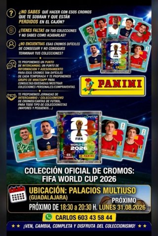 Quedada Cromos Mundial 2026 Panini
