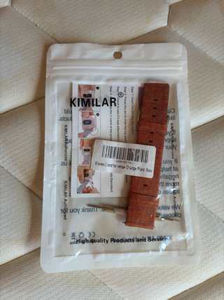 Correa de reloj KIMILAR Naranja Plaid