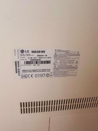 Televisor LG OLED 55 Curva Full HD 55EG910V