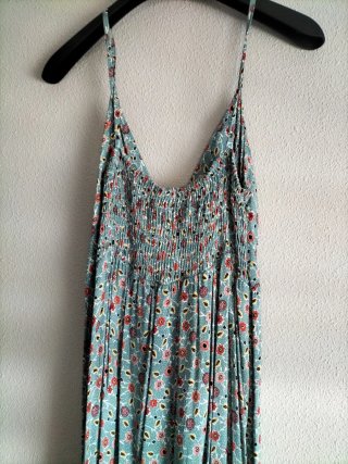 Vestido largo floral tirantes mujer L/XL
