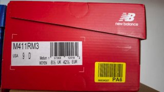 Zapatillas New Balance 411 Negro/Amarillo