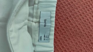 Falda pantalón blanca con cordones