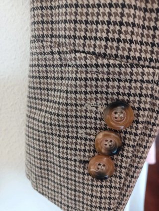 Blazer Massimo Dutti cuadros beige