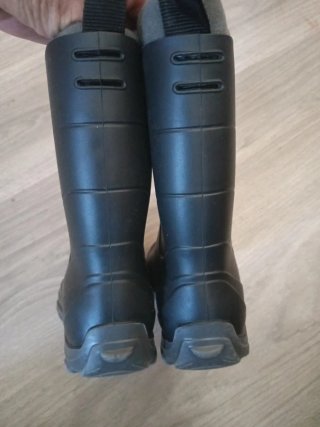 Botas de agua niños Solognac unisex negras 27/28