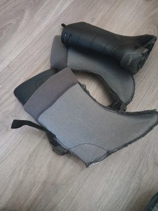 Botas de agua niños Solognac unisex negras 27/28