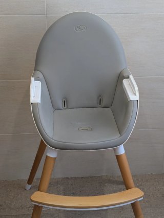 Trona Kinderkraft FINI 2 en 1 Gris