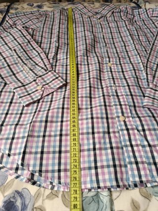 Camisa cuadros Cortefiel XL