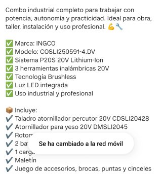 Kit Taladro Percutor y Rotomartillo INGCO 20V