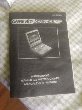 Manual Game Boy Advance SP