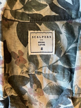 Camisa Scalpers Estampada Manga Corta Talla L