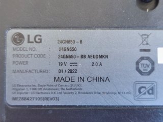 Monitor LG 24GN650-B Negro