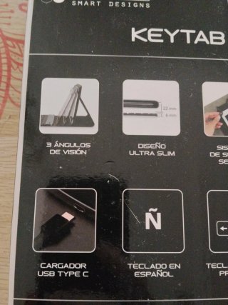 Funda Universal Tablet Keytab Pro BT Subblim