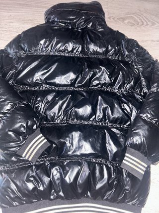 Chaqueta Plumas Norway Negra Brillante