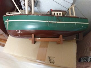 Barco de pesca madera artesanal a restaurar