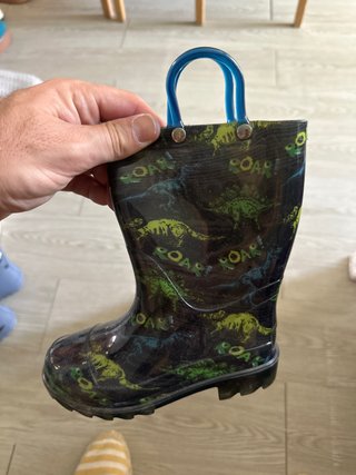 Botas de agua dinosaurios niño