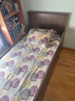 Cama nido infantil madera con cajón