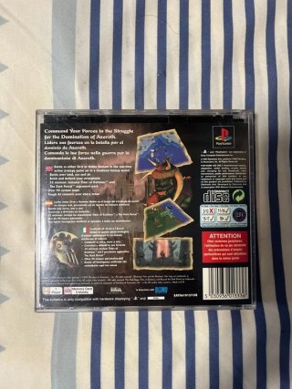 Warcraft II The Dark Saga PS1 PAL edición española