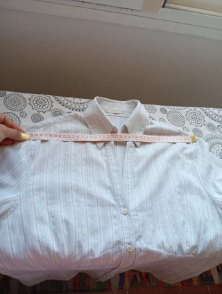 Blusa corte imperio rayas Massimo Dutti