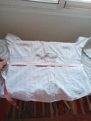 Blusa corte imperio rayas Massimo Dutti